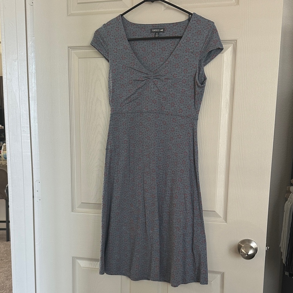 Toad & Co Women's Blue Midi Dress